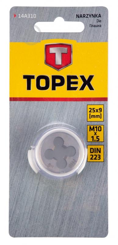 Плашка M10  Topex 14A310 - фото 3