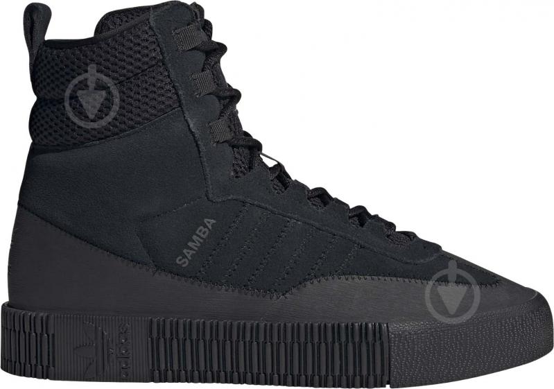 Кроссовки женские зимние Adidas SAMBA BOOT W GZ8107 р.38 2/3 черные - фото 1