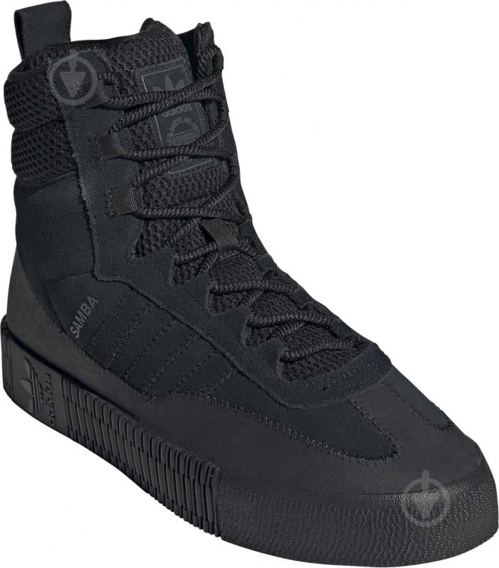 Кроссовки женские зимние Adidas SAMBA BOOT W GZ8107 р.38 2/3 черные - фото 4