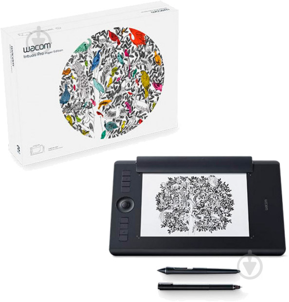 Планшет графический Wacom Intuos Pro Paper M PTH-660P-R/N black - фото 8