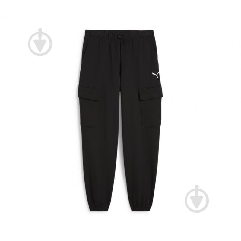 Брюки Puma DARE TO RELAXED CARGO SWEATPANTS TR 62429701 р. L черный - фото 1