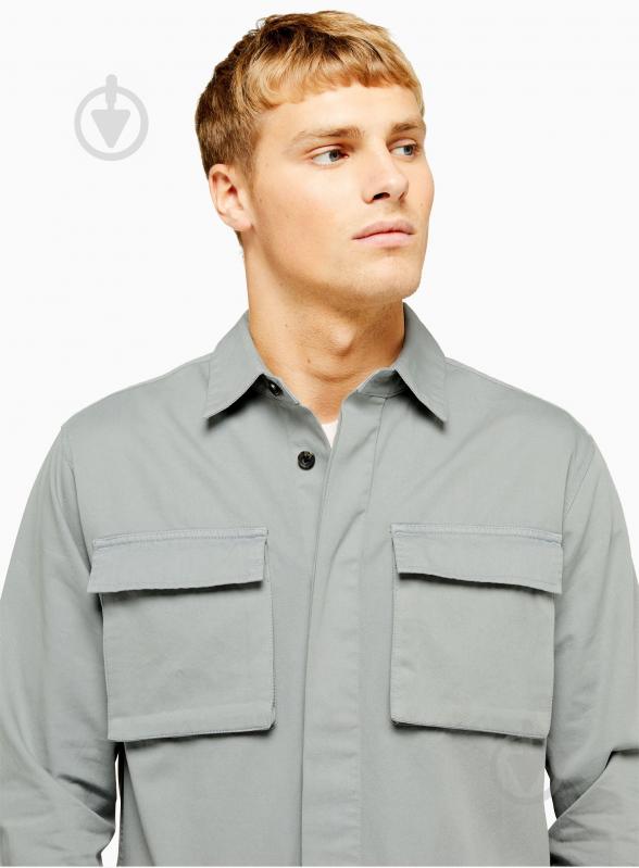 Сорочка TopMan CASUAL SHIRTS 83S07O-GRN р. S зелений - фото 4