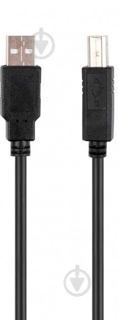 Кабель Vinga USB Am – USB Bm 5 м черный (VCPUSBAMBM5BK) - фото 3