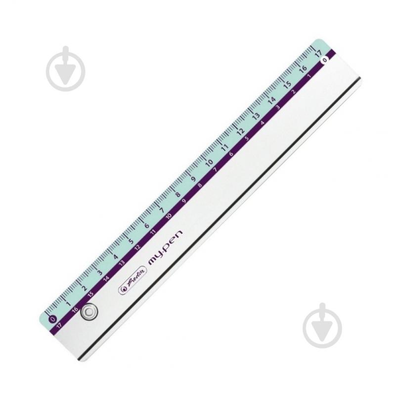 Линейка My.Pen Girl 17 см мятный 11367984G Herlitz - фото 1 Линейка My.Pen Girl 17 см мятный 11367984G Herlitz - фото 1