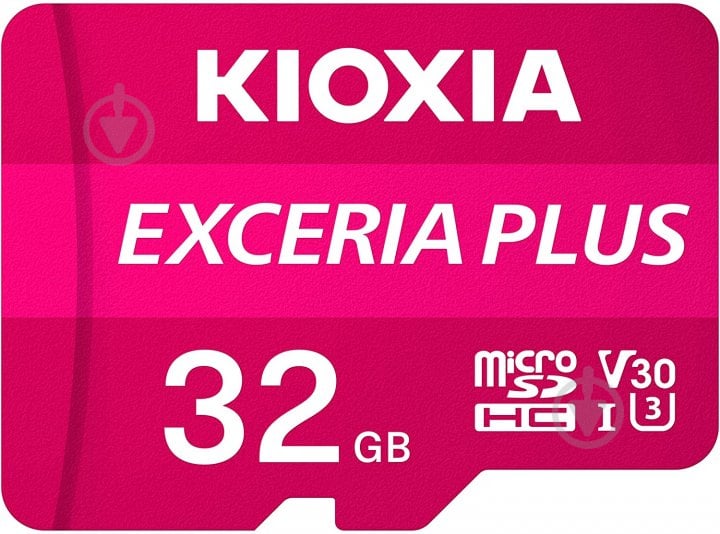 Карта пам'яті KIOXIA microSDHC 32 ГБ Class 10 (LMPL1M032GG2) V30 + ad - фото 1