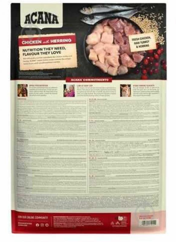 Корм сухий для котів Acana Indoor Entree Cat 1,8 кг - фото 2 Корм сухий для котів Acana Indoor Entree Cat 1,8 кг - фото 2