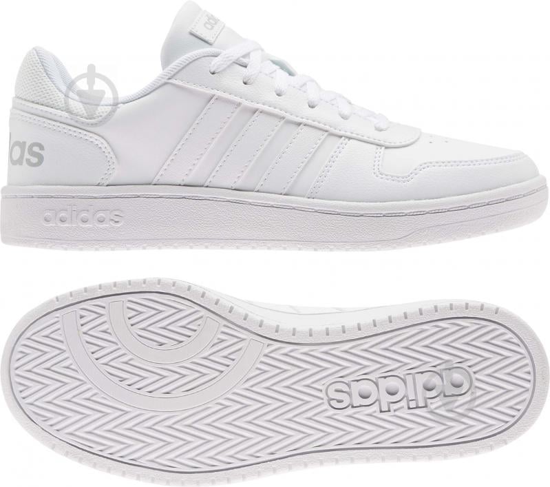 Кроссовки женские зимние Adidas HOOPS 2.0 FY6024 р.38 2/3 белые - фото 6