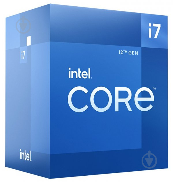 Процесор Intel 2,1 GHz Socket 1700 Box (BX8071512700F) Core i7 12700F - фото 1