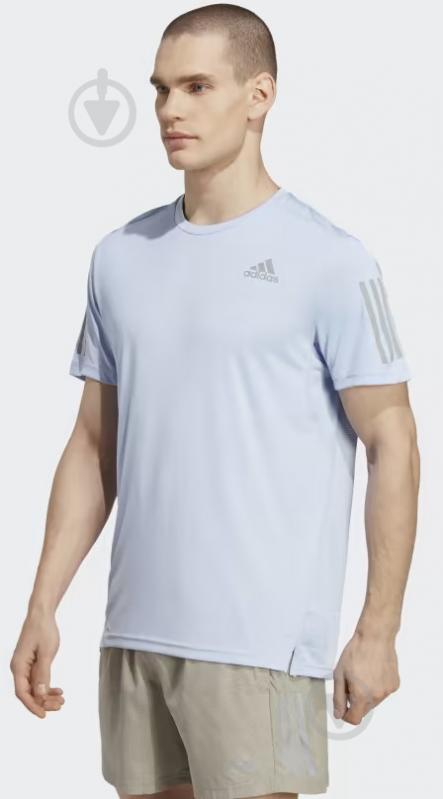 Футболка Adidas IC7630 р.M голубой - фото 1