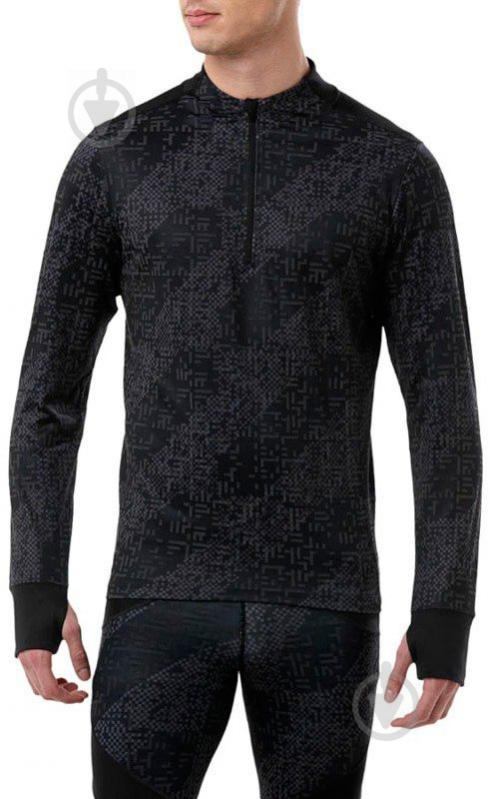 Кофта Asics Lite Show Long Sleeve 1/2 146619-1179 р. 2XL черный - фото 1