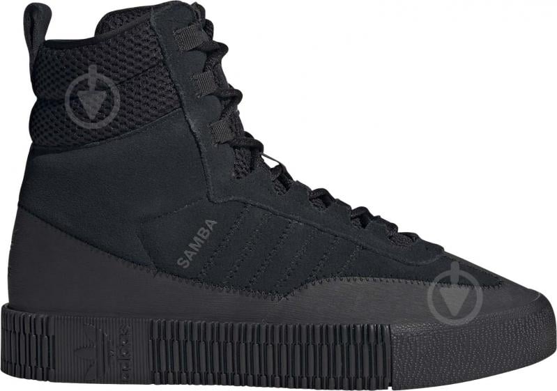 Кросівки жіночі зимові Adidas SAMBA BOOT W GZ8107 р.40 чорні - фото 1