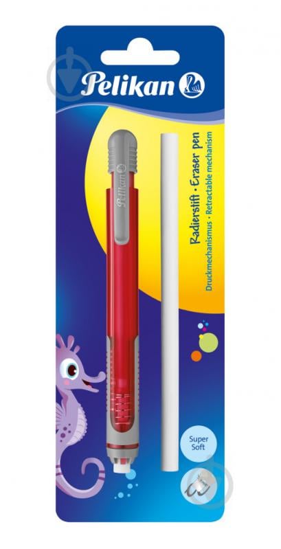 Ластик-ручка Eraser Pen красный корпус 807364R Pelikan - фото 2