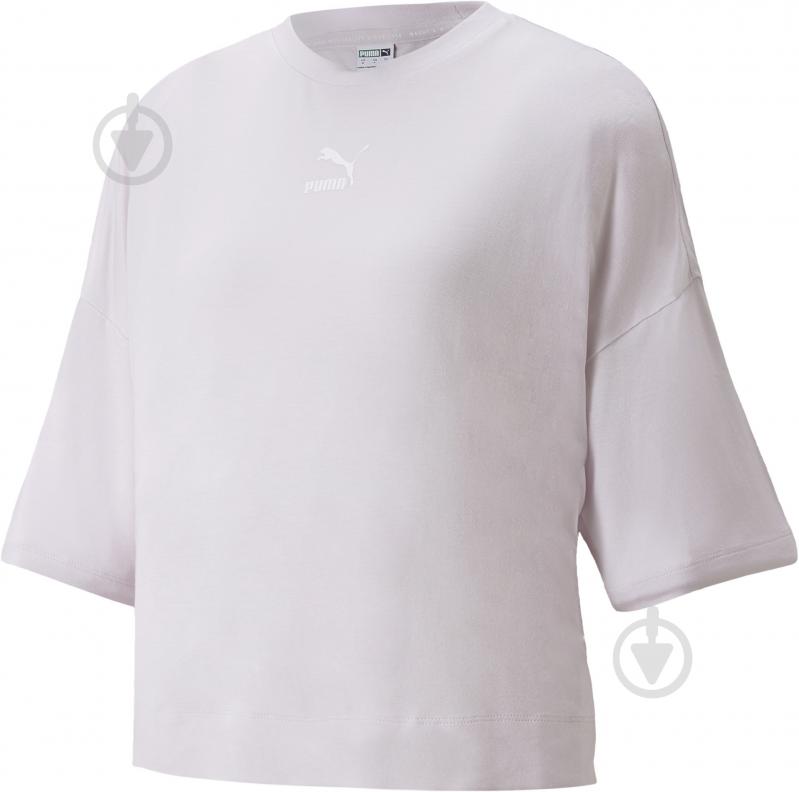 Футболка Puma Classics Splitside Tee 53350917 р.M сиреневый - фото 4