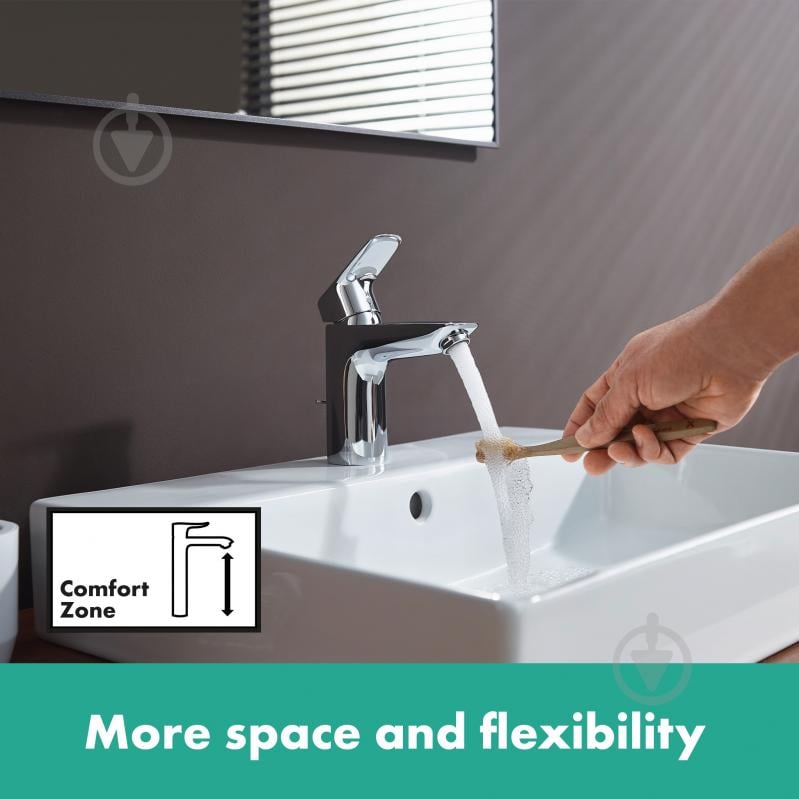 Смеситель для умывальника Hansgrohe MyCube L 71011000 - фото 15 Смеситель для умывальника Hansgrohe MyCube L 71011000 - фото 15