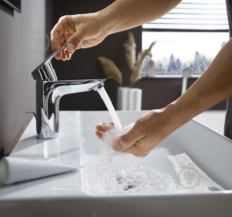 Смеситель для умывальника Hansgrohe MyCube L 71011000 - фото 4 Смеситель для умывальника Hansgrohe MyCube L 71011000 - фото 4