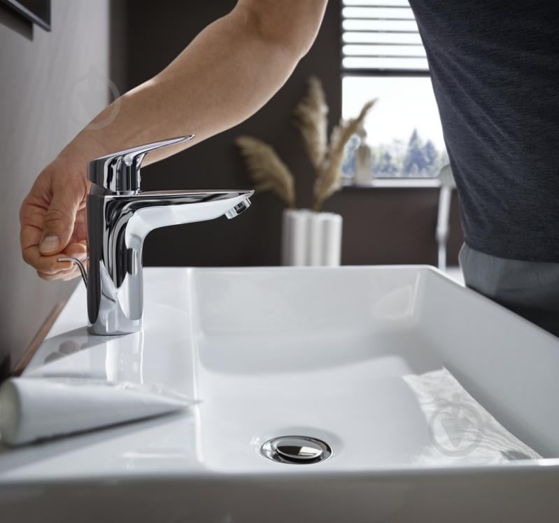 Смеситель для умывальника Hansgrohe MyCube L 71011000 - фото 5 Смеситель для умывальника Hansgrohe MyCube L 71011000 - фото 5