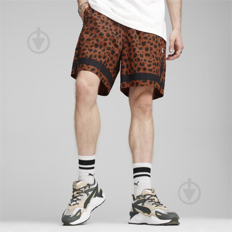 Шорты Puma DOWNTOWN KITTEN SHORTS 7"" WV 62437481 р. S коричневый - фото 3