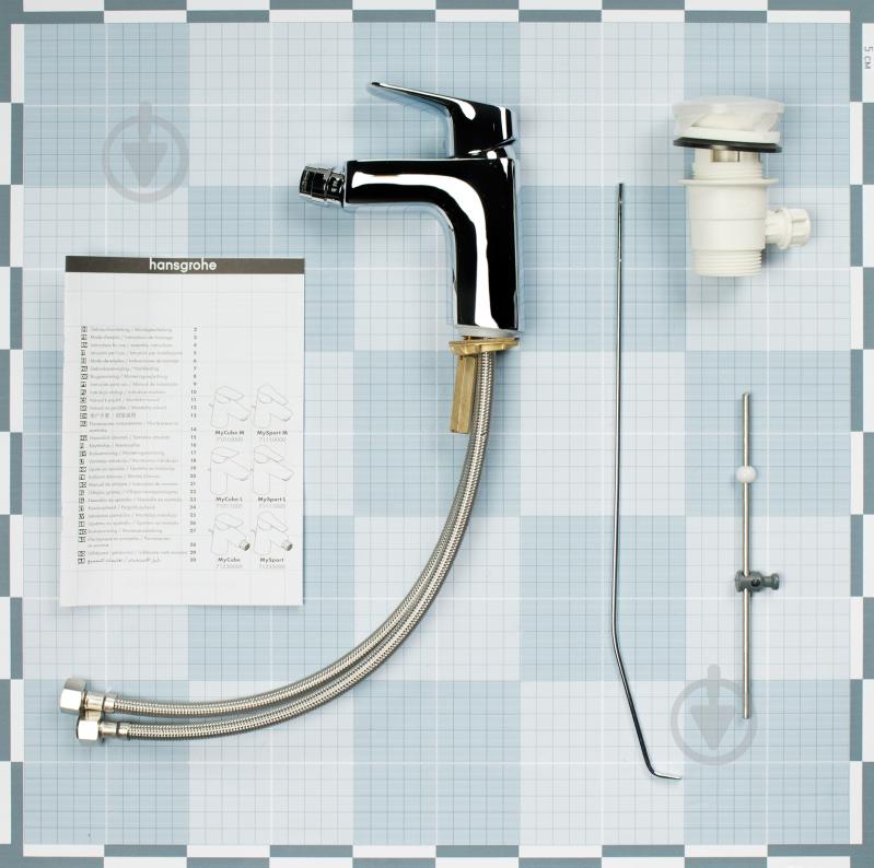 Смеситель для биде Hansgrohe MyCube 71230000 - фото 4 Смеситель для биде Hansgrohe MyCube 71230000 - фото 4