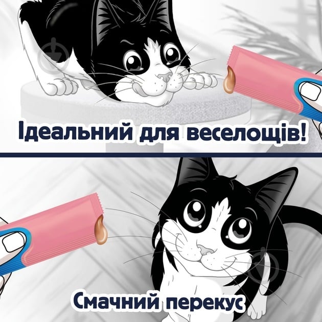 Ласощі FELIX by Purina Смачні моменти з лососем 4x10 г - фото 5 Ласощі FELIX by Purina Смачні моменти з лососем 4x10 г - фото 5