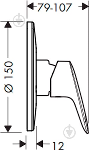 Смеситель для душа Hansgrohe MyCube 71265000 - фото 3
