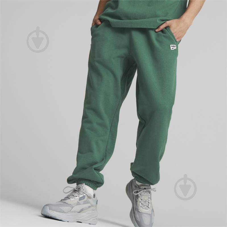 Штани Puma PUMA DOWNTOWN SWEATPANTS TR 53825037 р. L зелений - фото 3