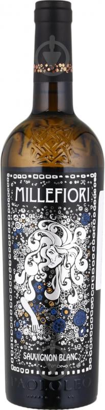 Вино CANTINE PAOLOLEO белое сухое Millefiori Sauvignon Blanc 0,75 л - фото 1