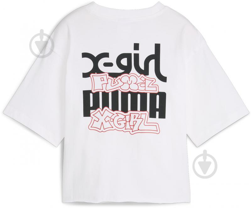 Футболка Puma X X-GIRL GRAPHIC TEE 62472302 р.XS белый - фото 2