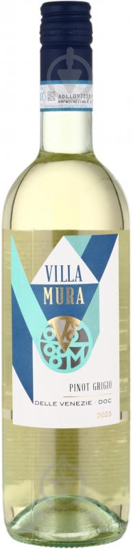 Вино Collis Heritage S.P.A. белое сухое Villa Mura Pinot Grigio Delle Venezie 2023 DOC 0,75 л - фото 1