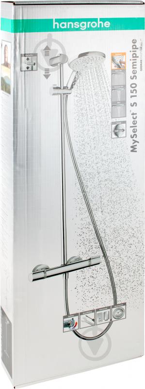 Душевая система Hansgrohe MySelect S 150 SemiPipe 27239000 - фото 5