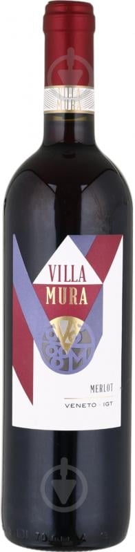 Вино Collis Heritage S.P.A. красное сухое Villa Mura Merlot Veneto IGT 0,75 л - фото 1