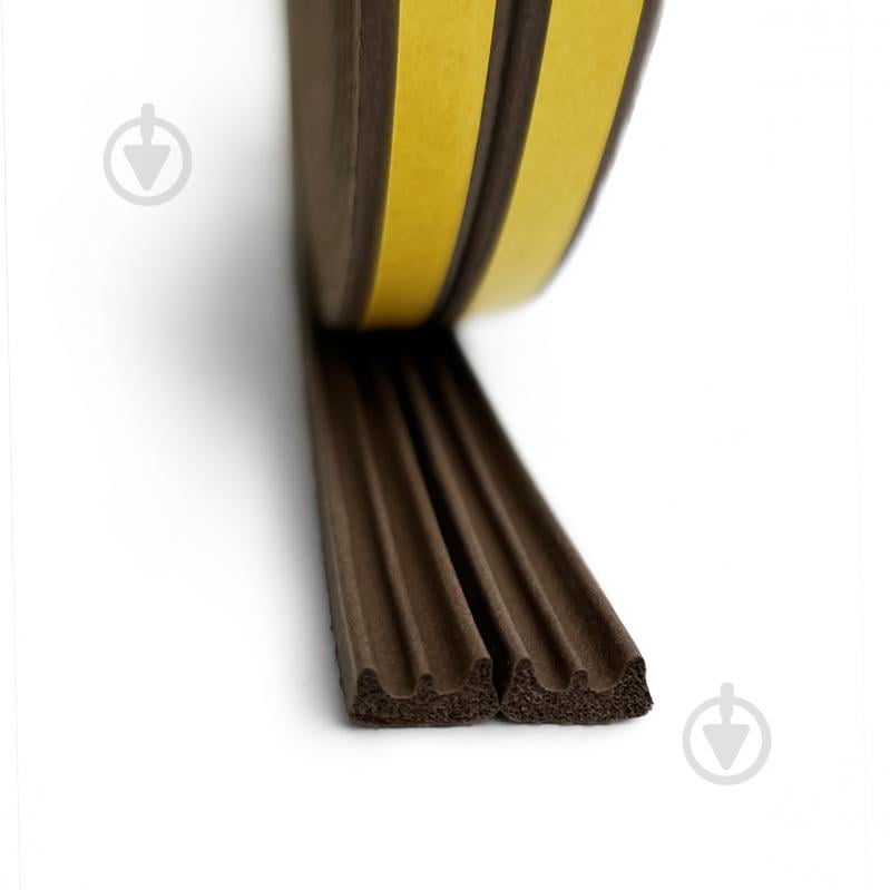 Уплотнитель самоклеющийся E-образный Horst DS-E 9x4 6 м коричневый - фото 5