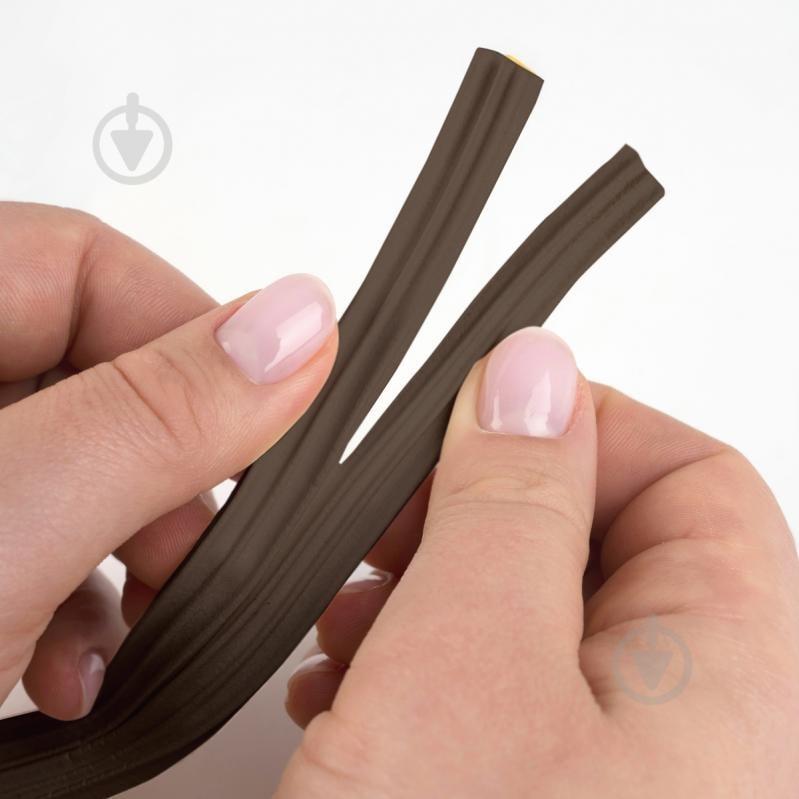 Уплотнитель самоклеющийся E-образный Horst DS-E 9x4 6 м коричневый - фото 8