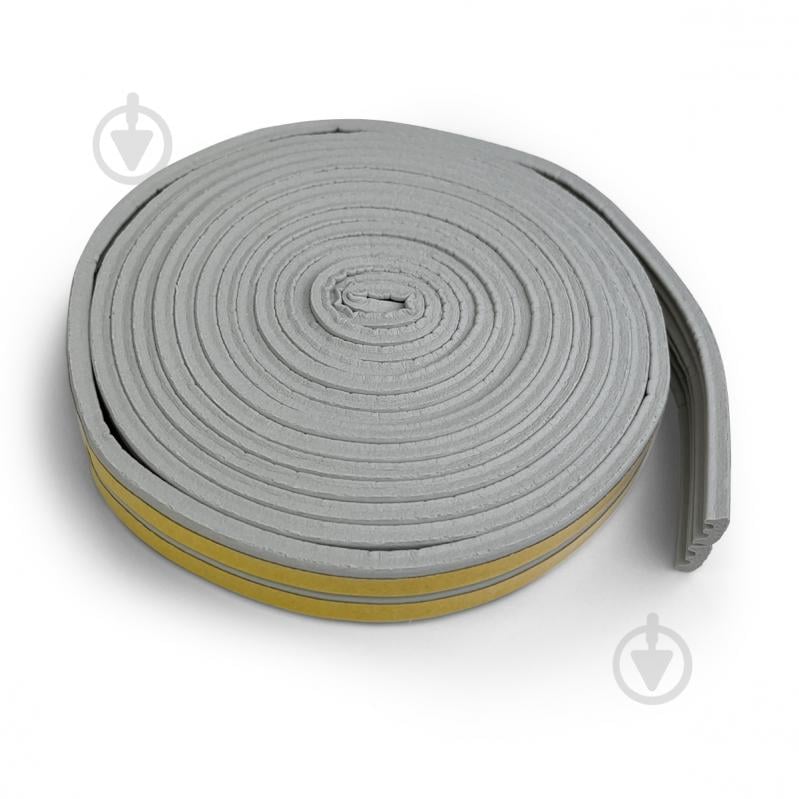 Уплотнитель самоклеющийся E-образный Horst DS-E 9x4 6 м серый - фото 2