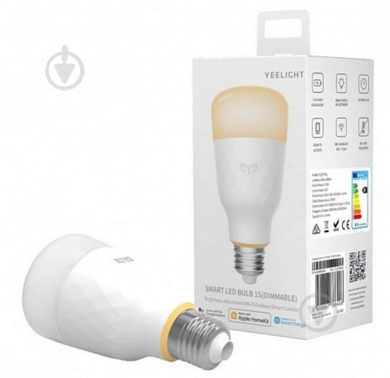 Лампа светодиодная Yeelight Smart LED Bulb 1S (Dimmable) E27 YLDP15YL - фото 4