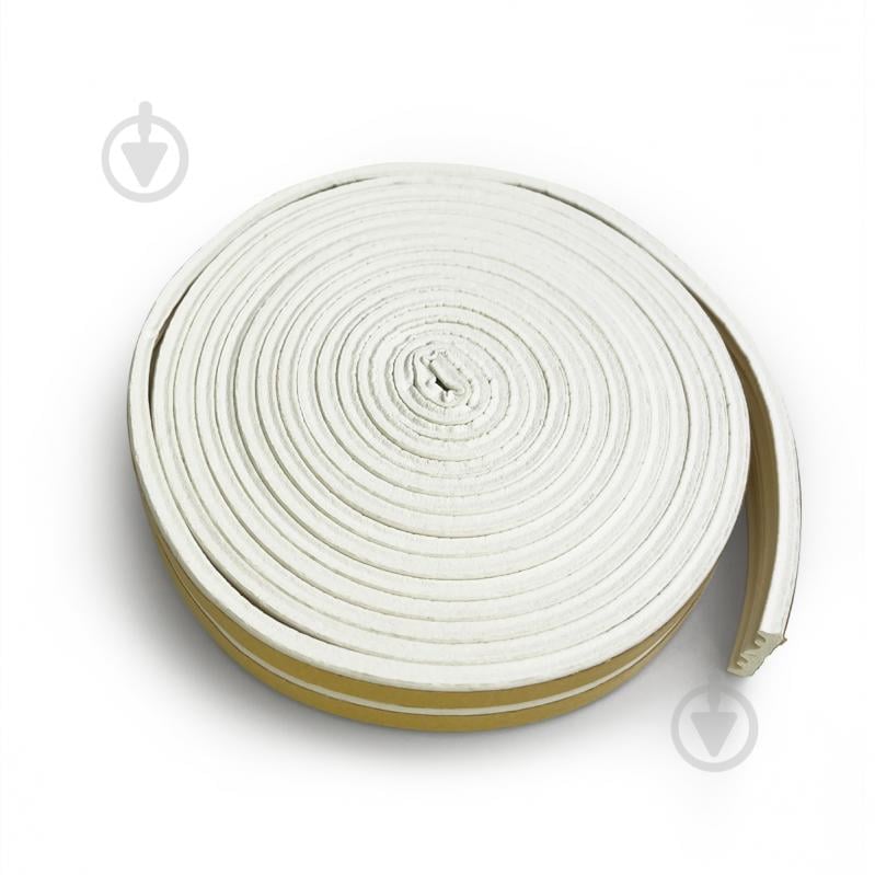 Уплотнитель самоклеющийся E-образный Horst DS-E 9x4 6 м белый - фото 3 Уплотнитель самоклеющийся E-образный Horst DS-E 9x4 6 м белый - фото 3