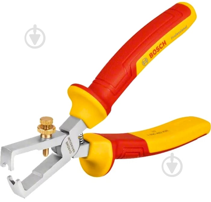 Інструмент для зняття ізоляції Bosch VDE Professional 160 мм 1600A02NE7 - фото 1 Інструмент для зняття ізоляції Bosch VDE Professional 160 мм 1600A02NE7 - фото 1
