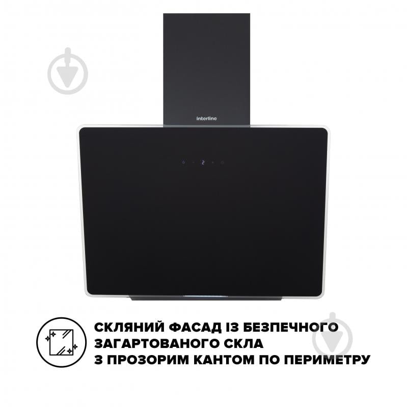 ВИТРИНА! Вытяжка Interline FLOW BL A/60/GL/M - фото 2