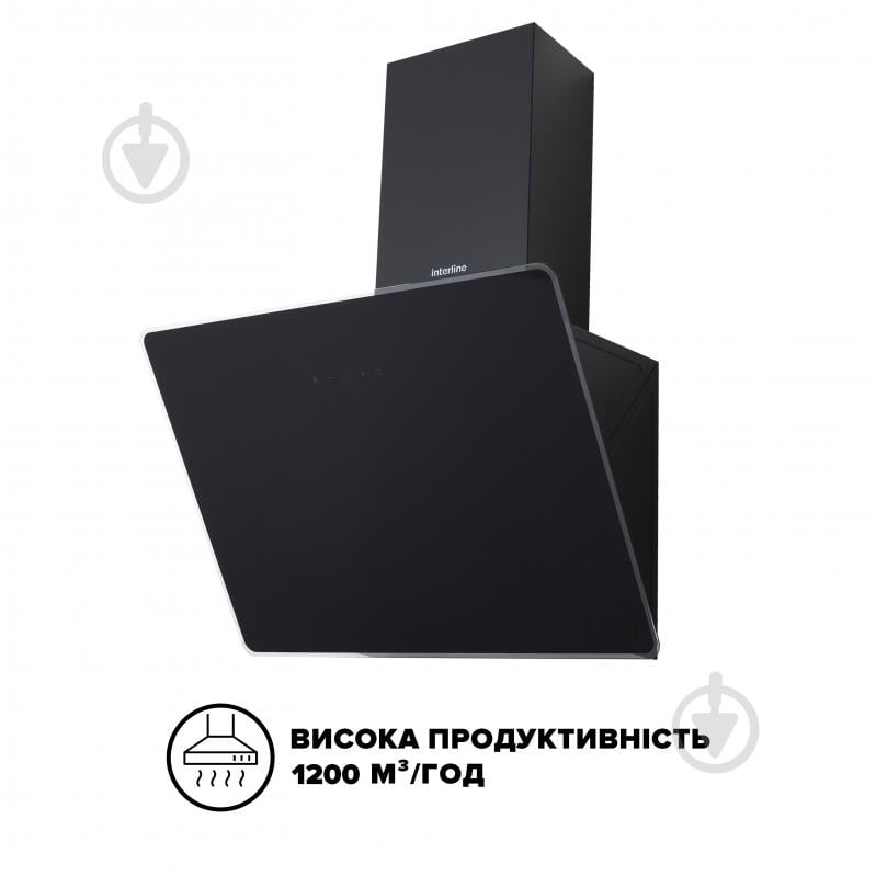 ВИТРИНА! Вытяжка Interline FLOW BL A/60/GL/M - фото 3