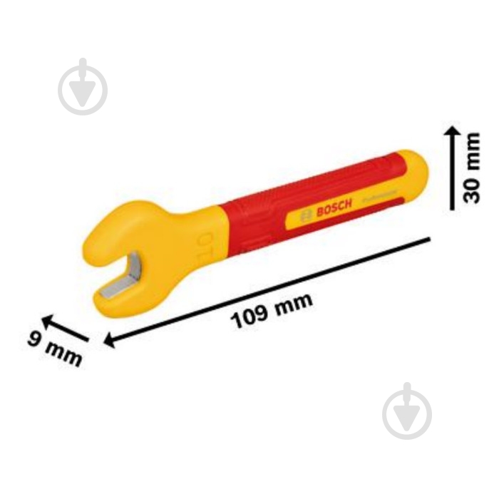 Ключ гаечный Bosch VDE 10 мм 1600A02NF0 - фото 3