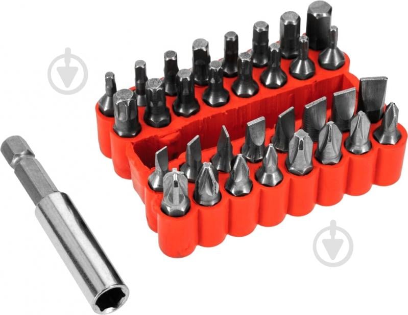 Набор бит Mega 1/4'' 33 шт. 10734 - фото 1