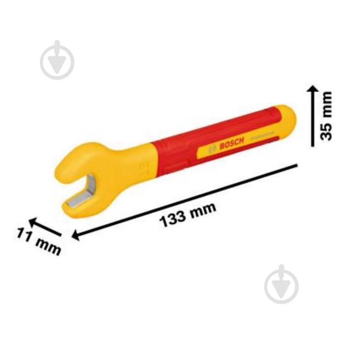 Ключ гаечный Bosch VDE 13 мм 1600A02NF1 - фото 3