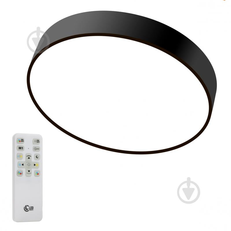 Світильник стельовий LED CONCEPT Avoca LC 5055 93 Вт чорний 2800-6000-RGB К - фото 1