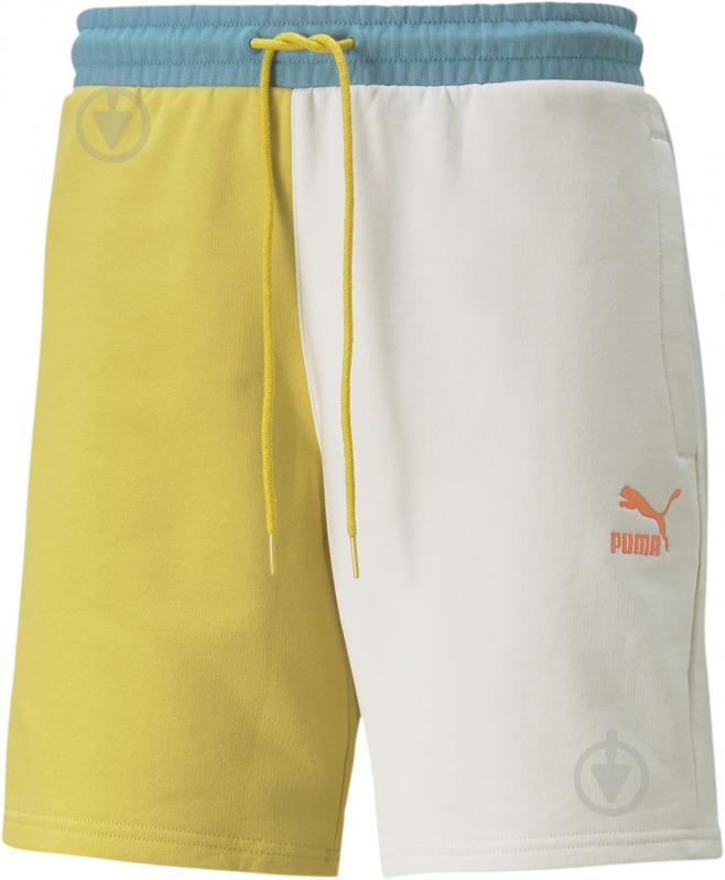 Шорты Puma Classics Block Shorts 53460465 р. L белый - фото 4