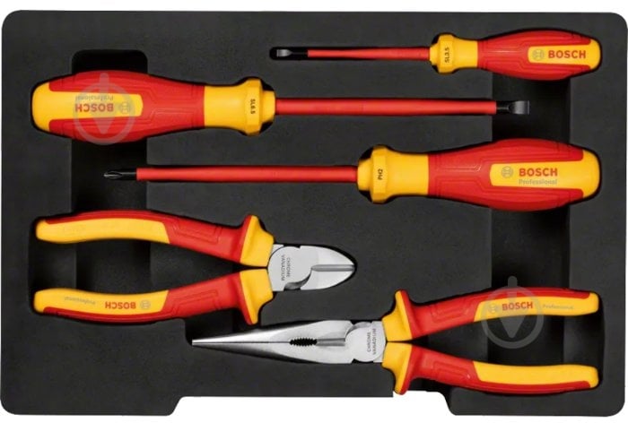 Набор ручного инструмента Bosch VDE 5 шт. 1600A02NG2 - фото 3 Набор ручного инструмента Bosch VDE 5 шт. 1600A02NG2 - фото 3