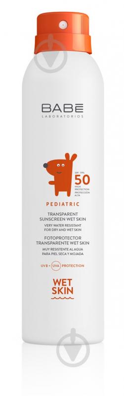 Спрей сонцезахисний BABE Laboratorios Pediatric SPF 50+ з матуючим ефектом 200 мл - фото 1