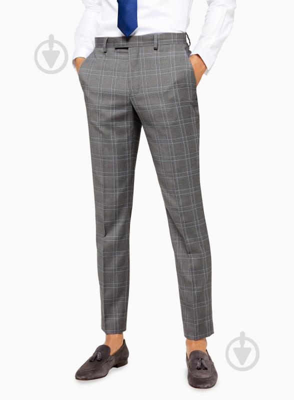 Штани TopMan SUITS 87T06T-GRY 32S сірий - фото 1