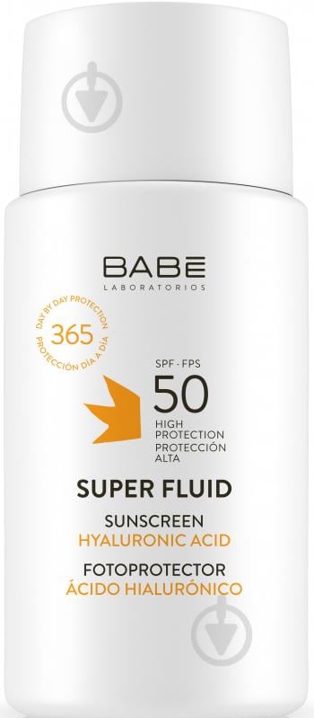 Крем сонцезахисний BABE Laboratorios Super Fluid SPF 50 для всіх типів шкіри 50 мл - фото 1