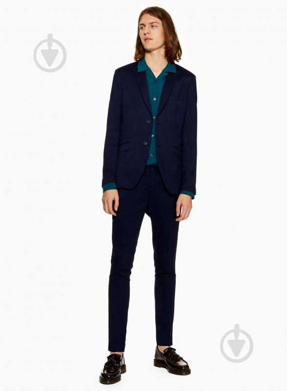 Штани TopMan SUITS 87T12R-NAV 34R синій - фото 1