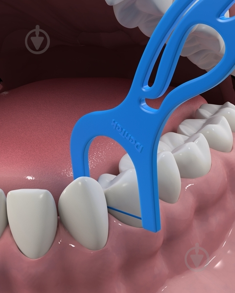 Зубная нить-флосс Den Tek с держателями 90 шт - фото 3