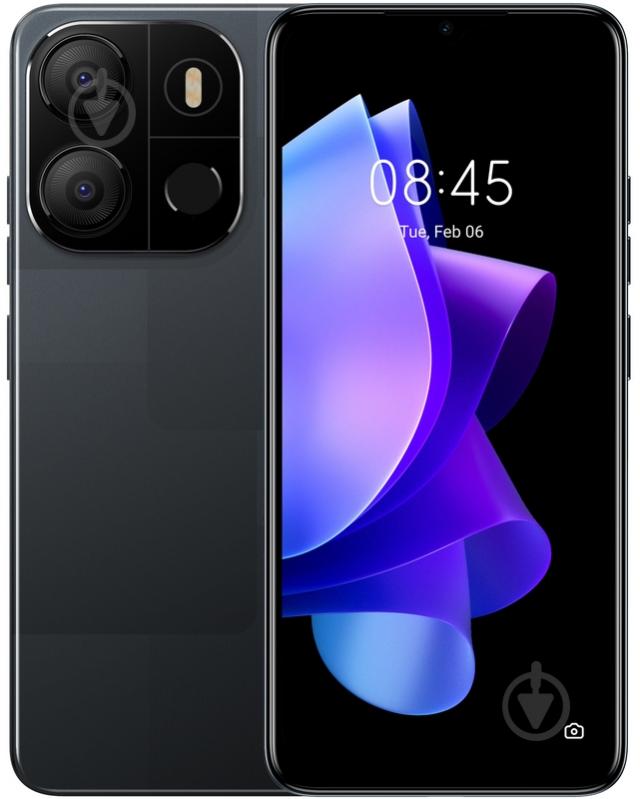 Смартфон Tecno POP 7 (BF6) 2/64GB endless black (4895180793226) - фото 1